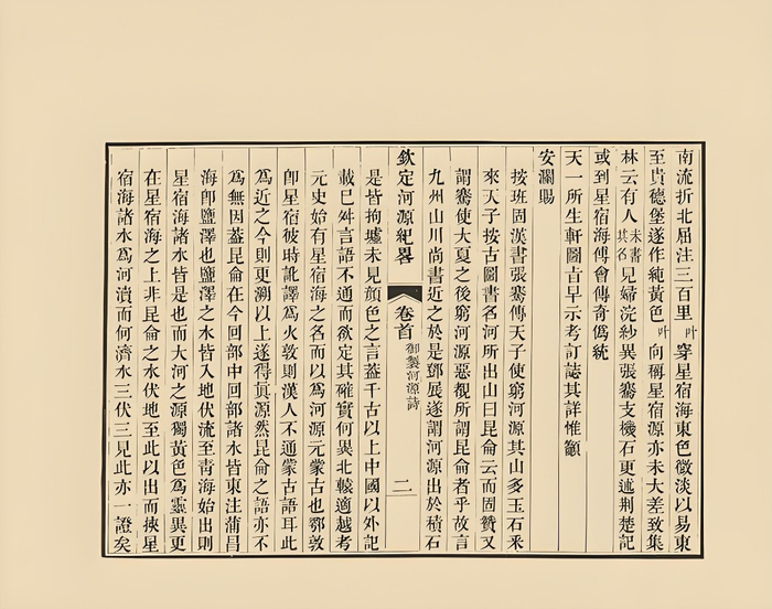 清纪昀等：《河源纪略》卷首