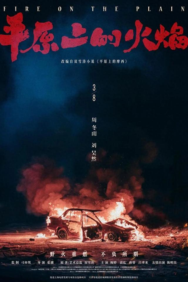 《平原上的火焰》电影海报