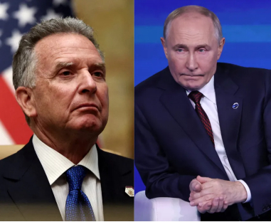 威特科夫（左）与普京（右）资料图 图源：外媒