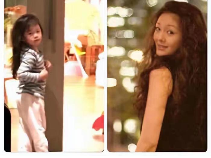 女儿继承父母优良基因 健康快乐成长