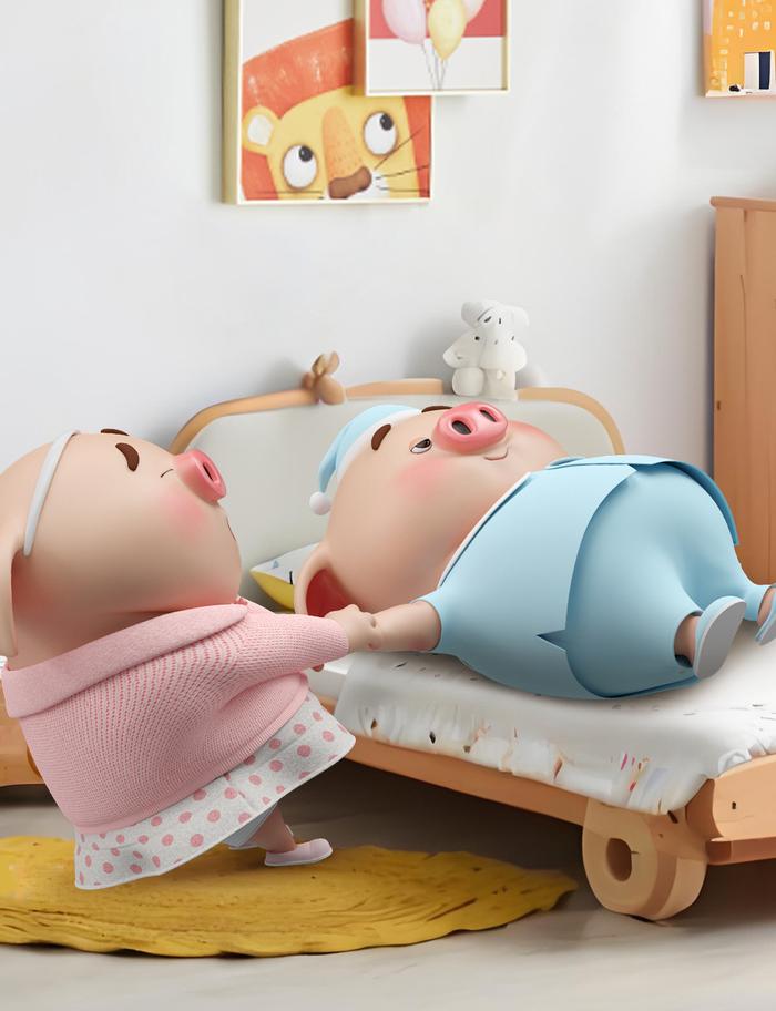 小屁好像被床粘住了！怎么拽都下不来???? 有什么好办法吗？