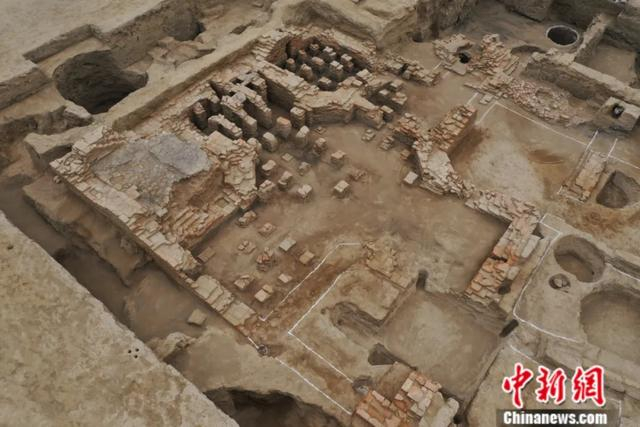 新疆唐朝墩古城浴场遗址。受访者供图