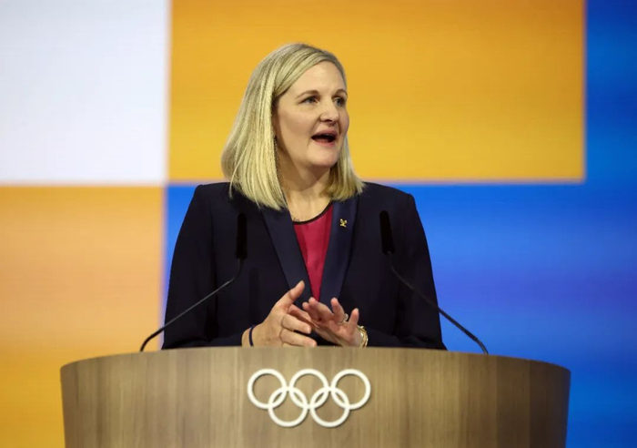 　　▲当地时间2025年3月20日，希腊皮洛斯，国际奥委会第144次全会召开，考文垂当选新任奥委会主席。图/IC photo