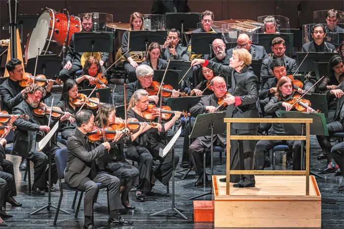 美国费城交响音乐会。 杨少杰 摄