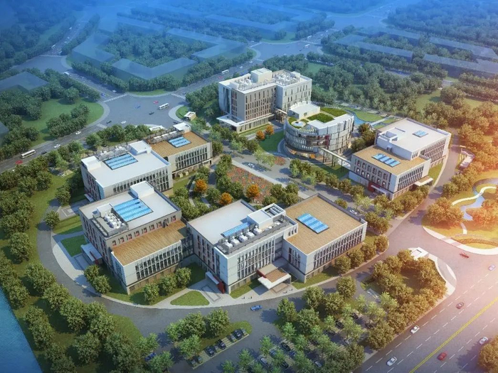 多模态跨尺度生物医学成像设施园区规划图。