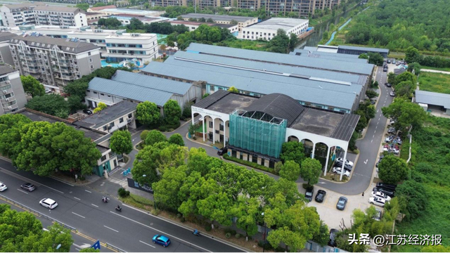 江苏无锡蓝系列文化创业园鸟瞰图（受访企业供图）