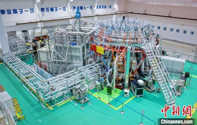 新一代人造太阳“中国环流三号”装置。核工业西南物理研究院供图