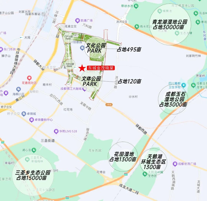 生态公园示意图