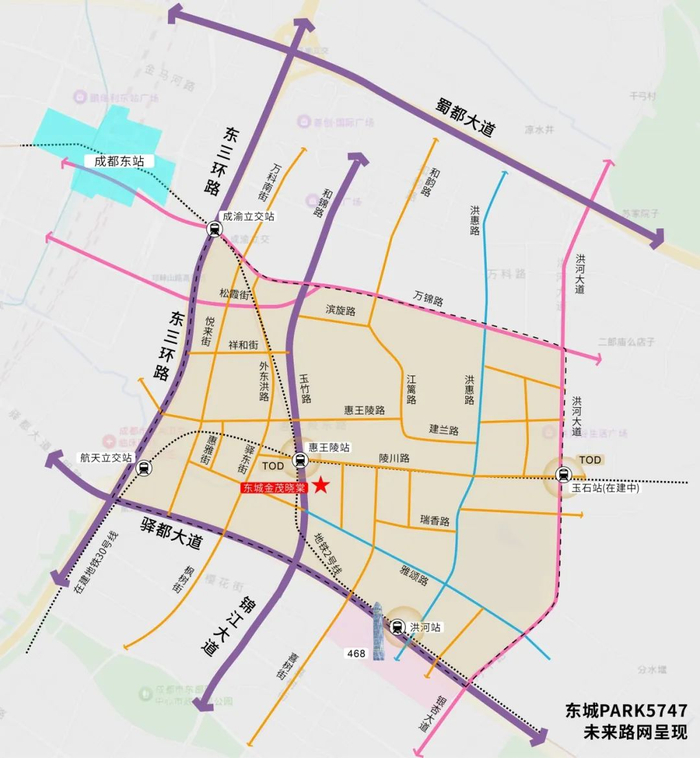 道路体系示意图