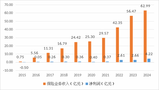 数据来源：历年年报及2024年四季度偿付能力报告