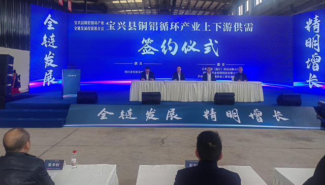 宝兴园区与上下游企业签约 王建明摄