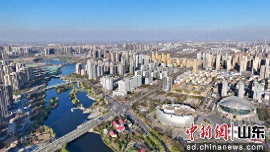 鲁西新区航拍图。 孙安琪 摄
