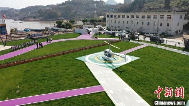 三沙飞行基地系宁德市首家低空文旅项目，总投资2000余万元人民币，占地1.3万平方米。张羽 摄