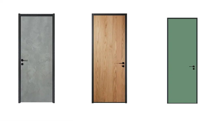 门与门套线，颜色不同，可以吗？