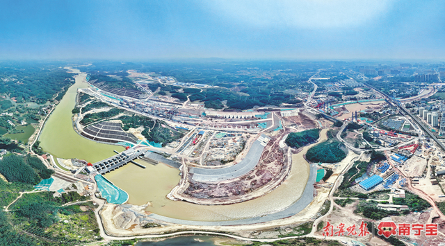 平陆运河青年枢纽建设稳步推进。 （平陆运河集团供图）