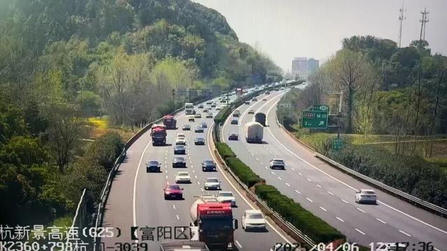 杭州高速交警辖区整体路况