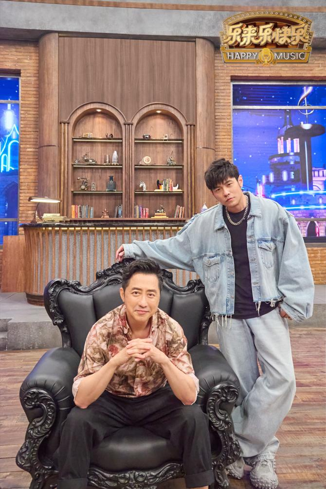 图注：以庾澄庆为主理人的音乐访谈秀节目《乐来乐快乐》。受访者供图。