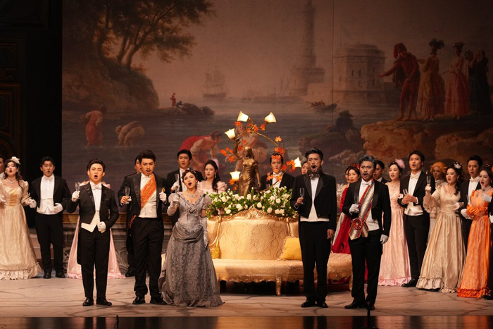 《茶花女》演出现场