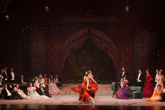 《茶花女》演出现场