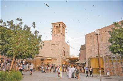 阿联酋迪拜阿塞夫老城区一景。本报中东中心分社 塔里克·易卜拉欣摄