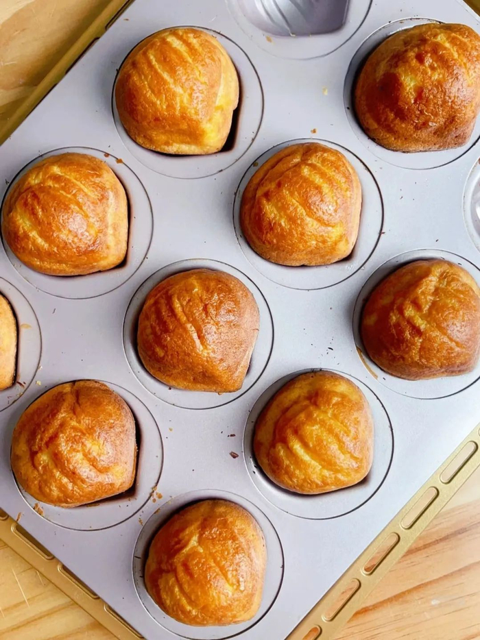 小红书用户@马琳malin自制的黄油年糕（已获授权）