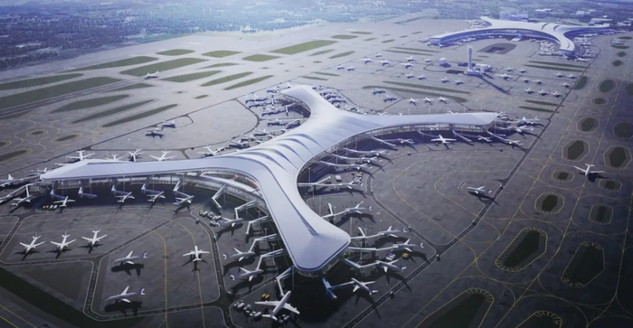 T3B航站楼全景图。李一鸣 摄
