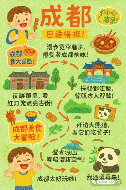 基于“程心AI”生成的“AI手绘行程图”