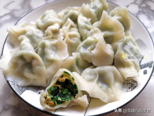 春天包饺子萝卜白菜靠边站，用它做馅比肉馅好吃，连吃30个真鲜！