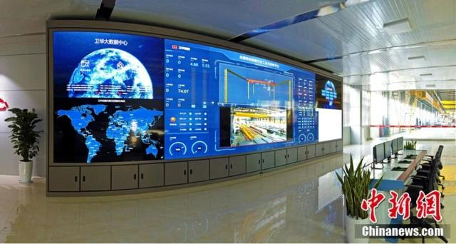 图为卫华集团智能产业园大数据中心。长垣市委宣传部供图