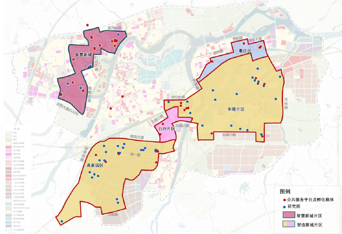 衢州四省边际科创走廊核心区布局
