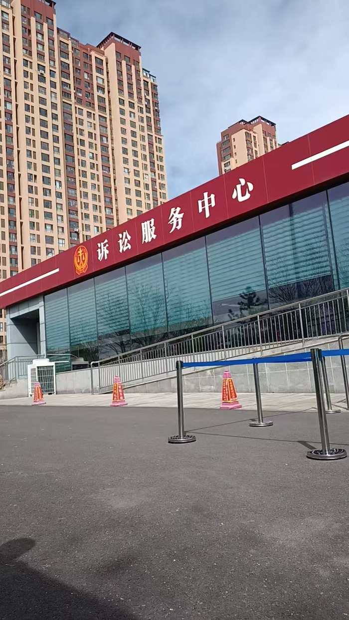 大同市中级人民法院诉讼服务中心。  受访者供图