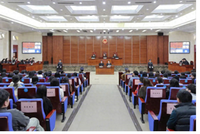 图为《宝可梦》案在广东高院二审公开开庭审理现场。