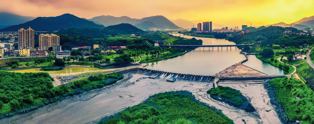 木兰陂全景。敖玉龙 摄