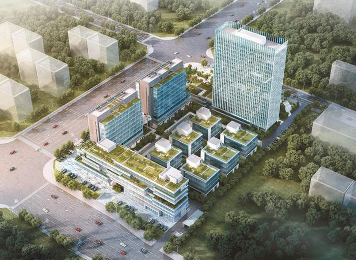 陕西莱特控股总部及光电材料研发中心项目效果图（航天基地供图）