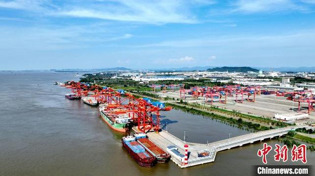 图为彭泽县红光国际港。彭泽县融媒体中心 供图