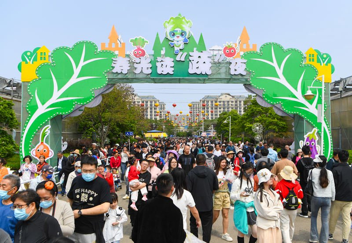 菜博会现场火热。受访者供图