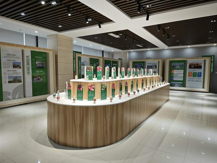 中国农业科学院寿光蔬菜研发中心展厅。受访者供图