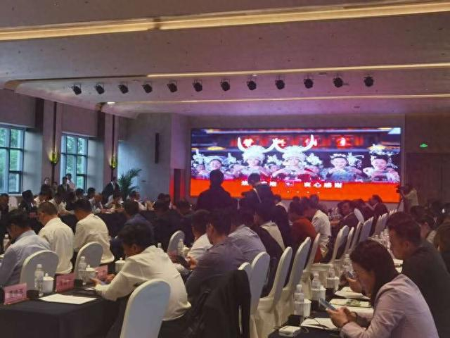 4月22日，2025年贵州省文旅产业长三角地区（杭州）招商洽谈会举行。中青报·中青网记者 蒋雨彤/摄