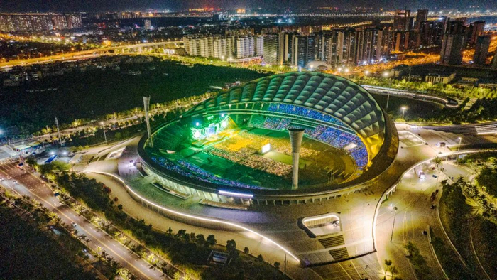 五源河体育场。杨忠凯 摄