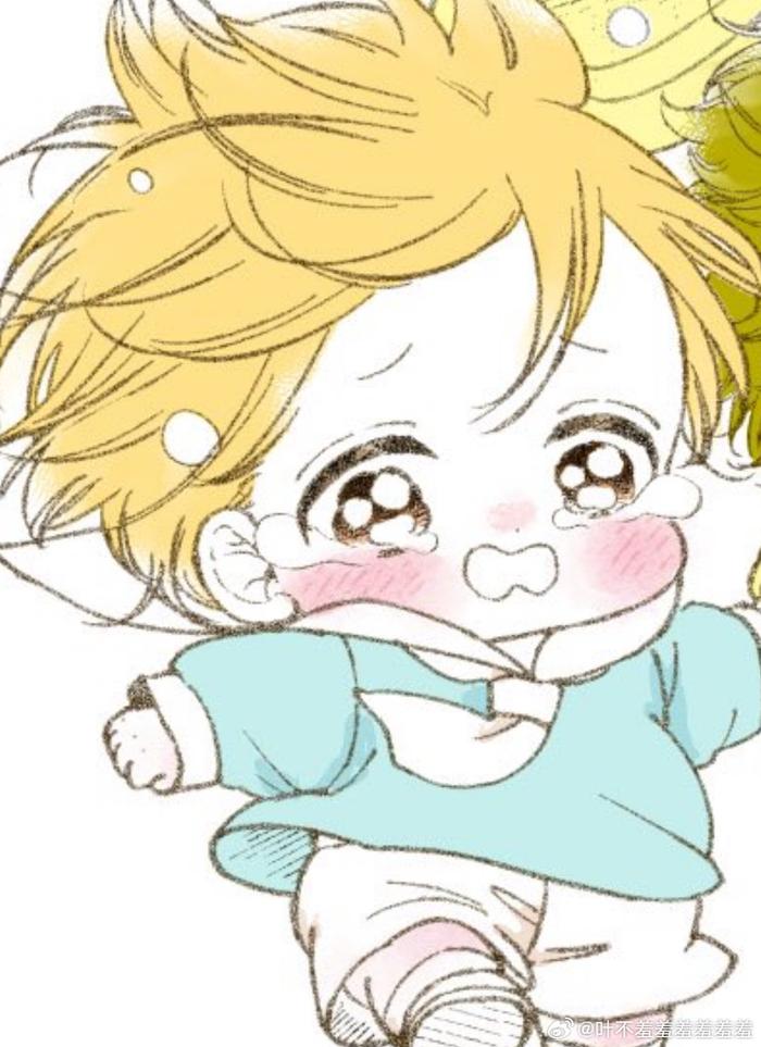 学园奶爸最新插图 宝宝们太萌了 萌的没边了