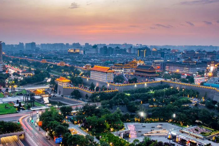 西安城墙（图库版权图片，转载使用可能引发版权纠纷）