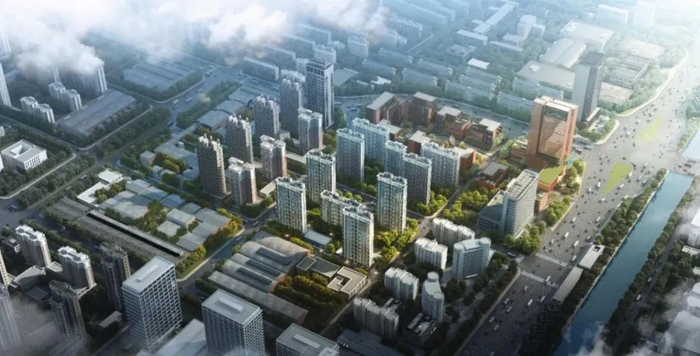 天拖片区城市更新效果图