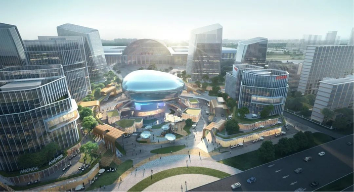 天津西站南片区效果图