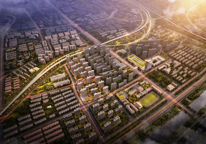 地铁6号线外院附中站周边片区城市更新项目规划效果图