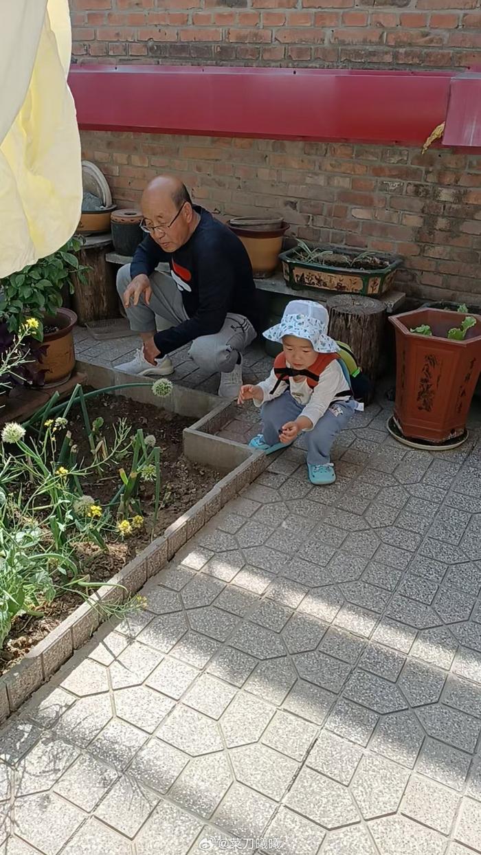 服了，意仔在家也要背着小书包， 但是问他想不想去上幼儿园， 哥说不想