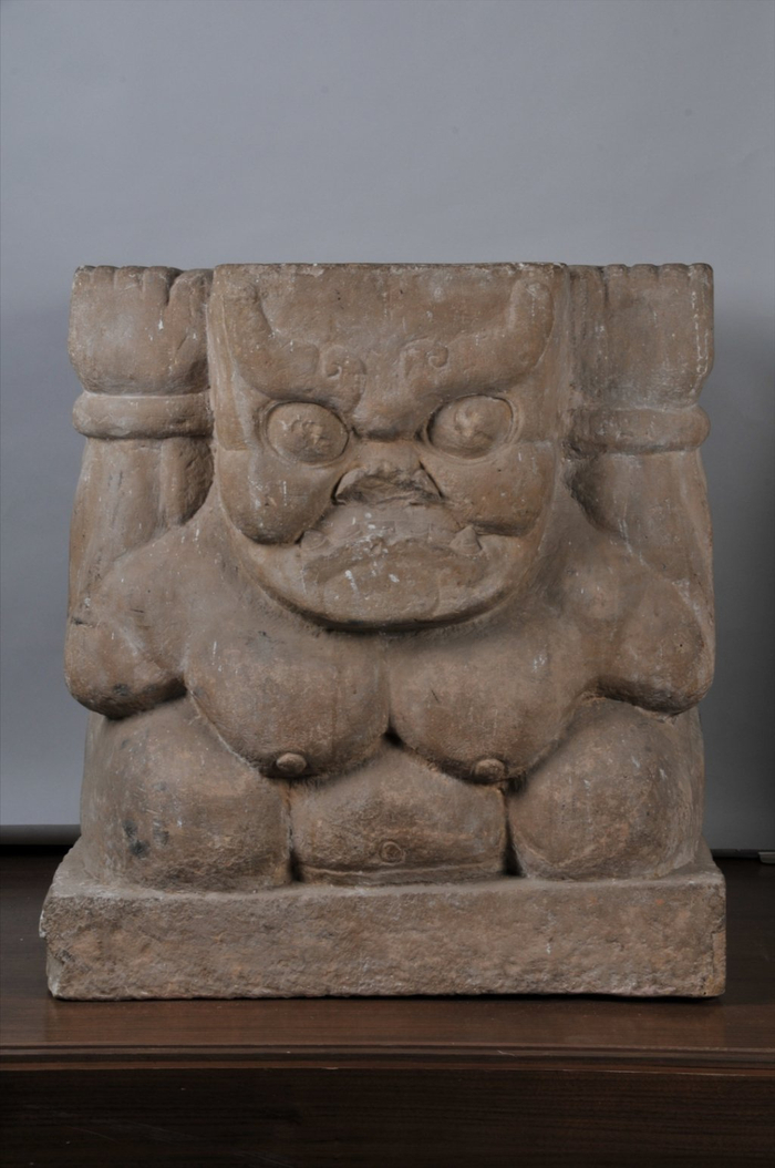 石雕力士志文支座 宁夏博物馆 藏 （一级文物）