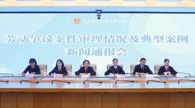 通报会现场。北京市大兴区人民法院供图