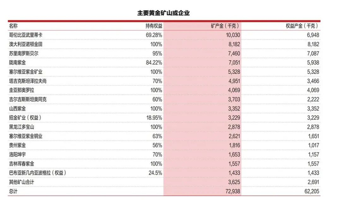 紫金矿业2024年年报截图
