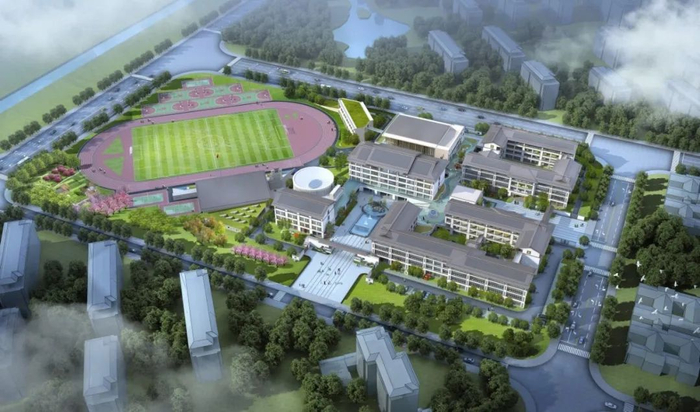 ▲育才学校设计效果图