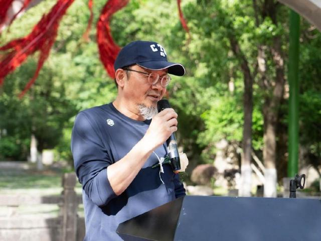 蜡梅谷主理人傅建平致辞